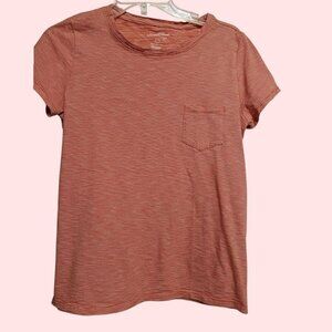 Universal Thread Womens Striped Meriwether orange/Whit  Size Small